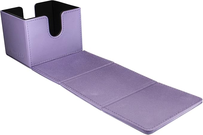 Ultra Pro - Vivid Alcove Edge Deck Box (Purple) - Stores & Protects Up To 100 Standard Size Collectible, Baseball, Gaming, Sports or Any Standard Size Cards In Your Collection