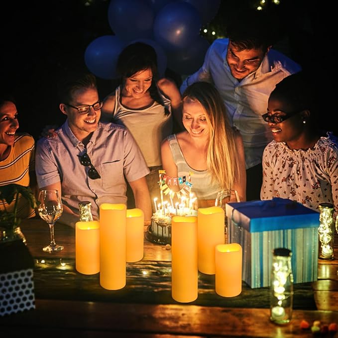 LED Candles 48Pack,Flickering Flameless Design,Operated by Remote with Timer FunctionGreat for Aniversary,Halloween and Christmas