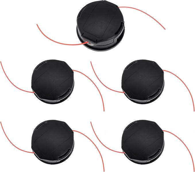 Trimmer Head for Echo Weed Eater PAS210 PAS211 PAS225 PAS230 for Echo Speed Feed 400 SRM210 SRM211 SRM225 SRM230 for SHINDAIWA C230 C242 C2510 5PCS