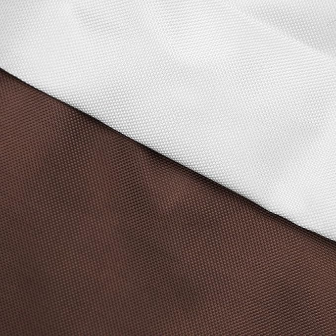 420D Oxford Waterproof UV Resistant Outdoor Zero Gravity Folding Chair Cover Waterproof Dustproof Lawn Patio Furniture Covers All Weather Protection Garden Chairs Cover (Beige+Coffee color)