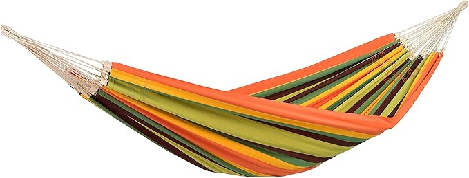 BYER OF MAINE Paradiso Hammock, Authentic Brazilian, Esmeralda, Recycled Cotton/Polyester Blend, Double, 142" L x 68" W, Holds up to 400lbs