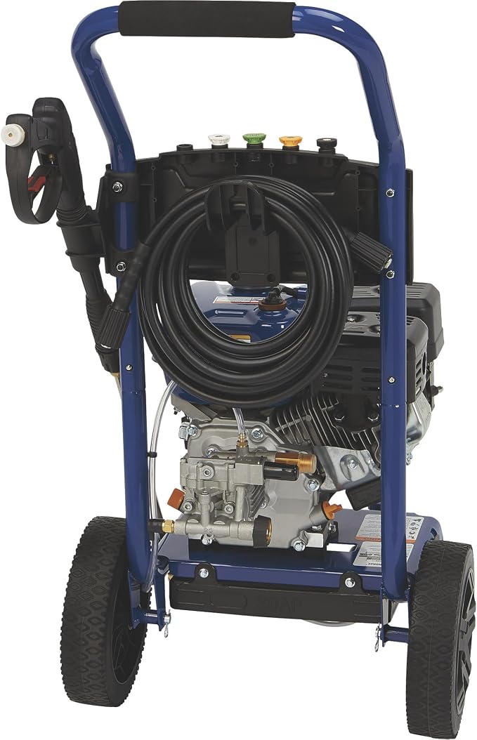 Powerhorse Gas Cold Water Pressure Washer, 3400 PSI, 2.7 GPM, Maintenance-Free Axial Pump, Steel Tube Frame