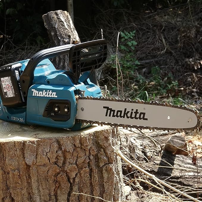 Makita DUC355Z Twin 18V (36V) Li-Ion LXT 350mm Brushless Chainsaw - Batteries and Charger Not Included
