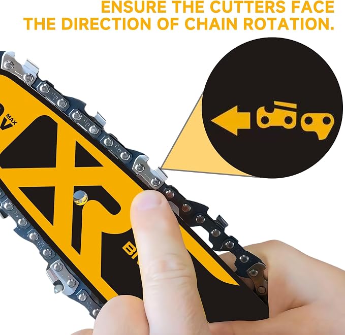 16-Inch Pole Saw Bar for DeWalt Chainsaw, Part No.DWZCSB16 Durable Guide Bar Compatible with DEWALT Cordless Chain Saw DCCS670, DCCS670B, DCCS670X1, DCCS670P1