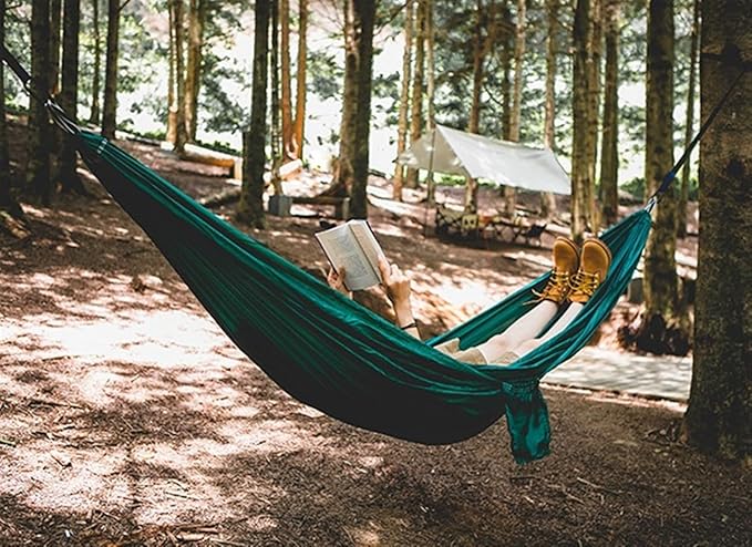 Hangmat 1-Person Indoor Outdoor Brazilian-Style Double 270 * 140cm Hammock Portable Carrying Bag Buiten Hammock(A)
