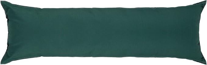 Hatteras Hammocks Green Long Hammock Pillow, Sunbrella Fabric, Hook & Loop Fasteners, Extra Wide Size, Handcrafted in The USA