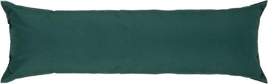 Hatteras Hammocks Green Long Hammock Pillow, Sunbrella Fabric, Hook & Loop Fasteners, Extra Wide Size, Handcrafted in The USA