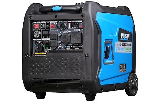 Pulsar 7250W Super Quiet Dual Fuel Remote Start Inverter Generator & Waterproof Polyester Generator Cover Bundle