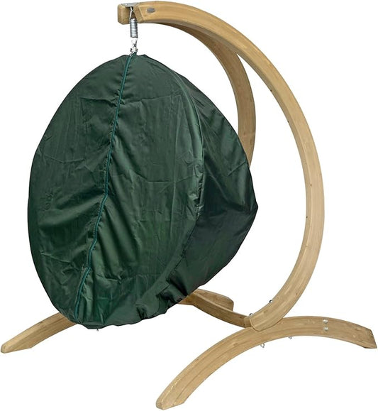 Amazonas Globo Single Seater Rain Cover | Heavy Duty, Waterproof, Windproof, Green, 100% Polyester, 10 x 8 x 5 inches for Globo Egg Chair
