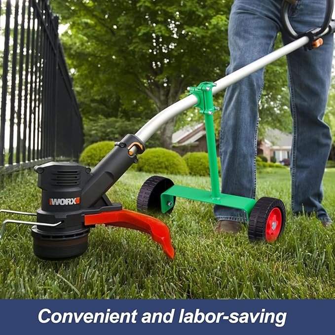 Adjustable String Trimmer Support Wheel Attachment 26mm(1 inch) and 28mm(1.1 inch) for String Trimmer