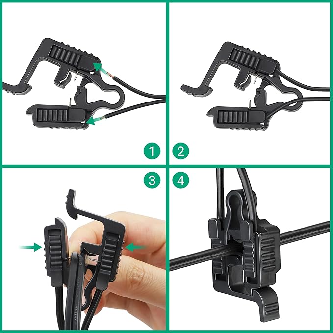 EDISHINE 20-Pack Low Voltage Wire Connector, Landscape Lighting Cable Connectors Waterproof for Pathway Light/Spotlight/In-ground Lighting, 12/14/16/18 Gauge Cables, UL Listed