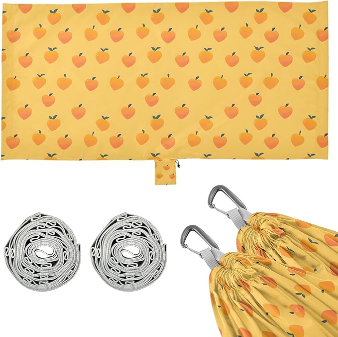 Camping Hammock Outdoor Hammocks for Outside Heart Mango Beach Trees Portable Lightweight with Pockets Tree Straps Indoor