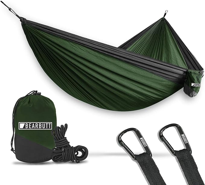 Bear Butt Double Camping Hammock and Bear Butt Kodiak Hammock Straps Bundles.
