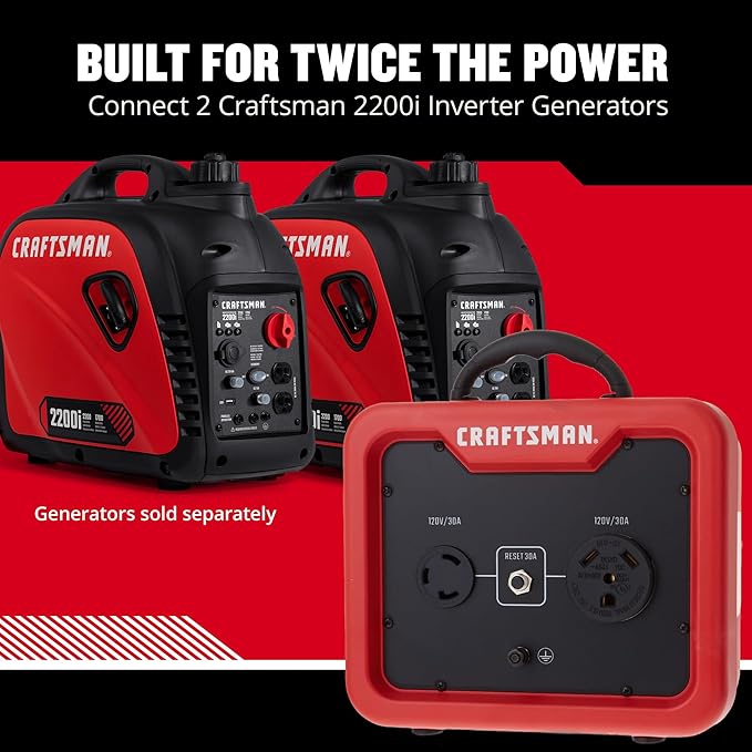 Craftsman 2200 Parallel Kit for Doubling Power - Unleash Full Potential of Your Inverters and Meet Higher Output Demands
