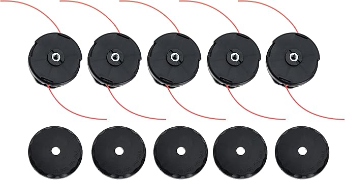 Trimmer Head for Echo Weed Eater PAS210 PAS211 PAS225 PAS230 for Echo Speed Feed 400 SRM210 SRM211 SRM225 SRM230 for SHINDAIWA C230 C242 C2510 5PCS