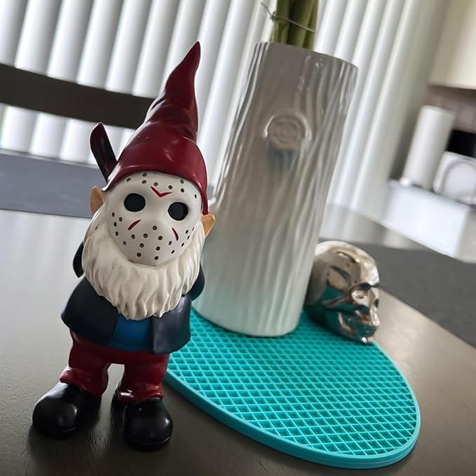 SPINNDO Halloween Decorations Outdoor, Horror Decor Garden Gnome Statue