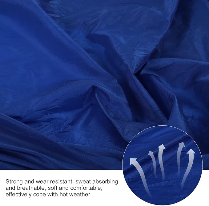 Camping Hammock, Portable Parachute Hammock,Single Lightweigtht Hammock Swing,with Storage Bag and Snap Hook for Outdoor Activities (Blue)