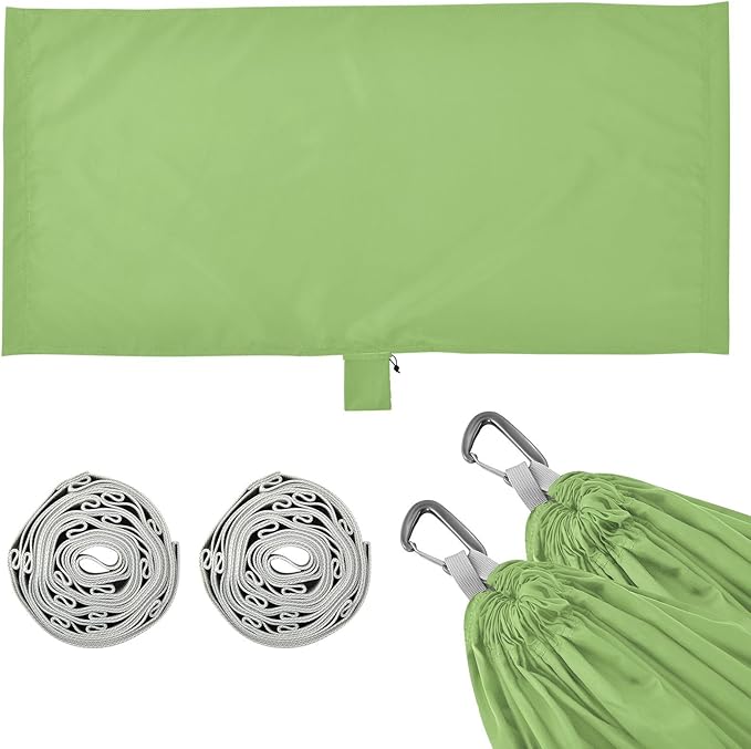 Grass Green 330lb Capacity Camping Hammocks with Portabl Carry Bag Tree Hammock for Indoor Outdoor Patio hamacas para adultos