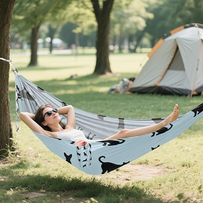 Pets Outdoor Hammock with Tree Straps for Outside Beach Patio Garden