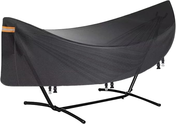 Hammock Cover - Waterproof Hammock Protector, Heavy Duty Water-Resistant Dustproof Protective Cover for Camping Hammocks and Outdoor Gear Protection, Weather Shield for Hiking, Biking, Cycling