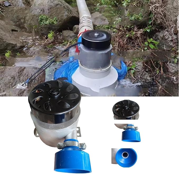 3000W Micro Hydroelectric Generator, 110–220V Water Turbine With 110mm Inlet, Compact Power Supply For Off-Grid Homes, Emergency Backup, Outdoor Lighting