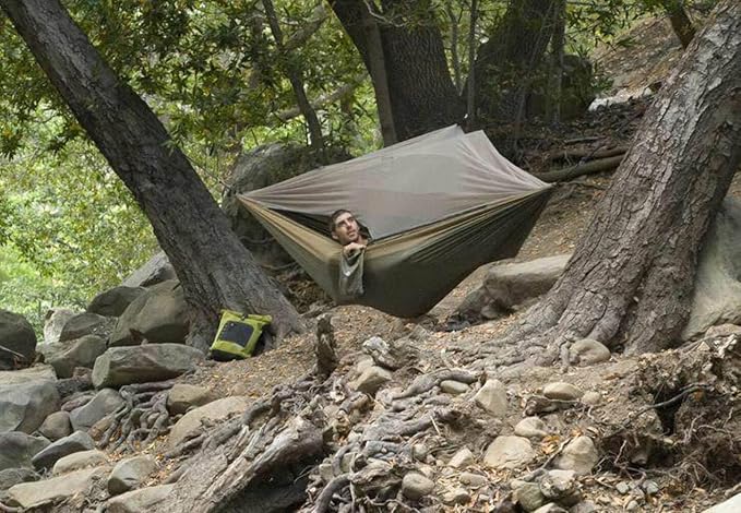 Grand Trunk Skeeter Beeter Pro Mosquito Hammock: Portable Bug Prevention Hammock with Carabiners and Hanging Kit - Perfect for Outdoor Adventures, Backpacking, and Camping Trips