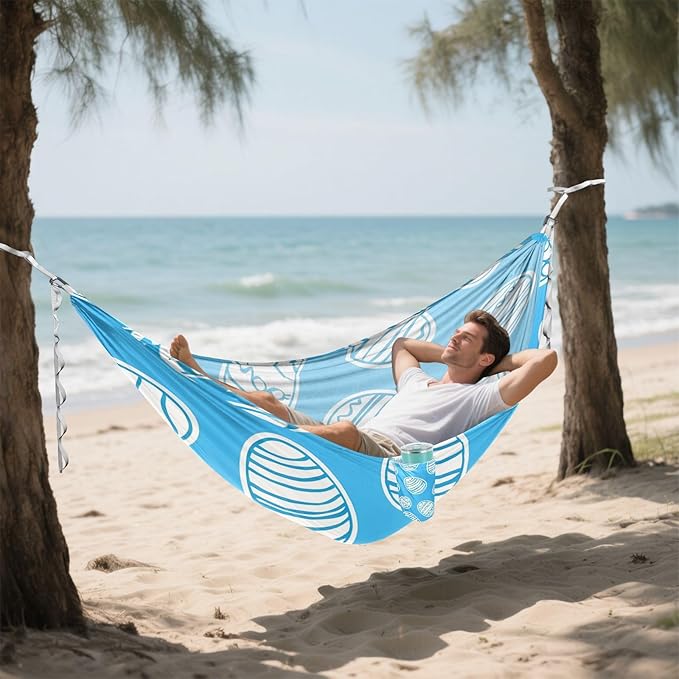 Hammocks for Outside Easter Eggs Camping Hammock Portable Hammocks with Tree Straps and Carry Bag Camping Accessories for Hiking Beach Outdoor