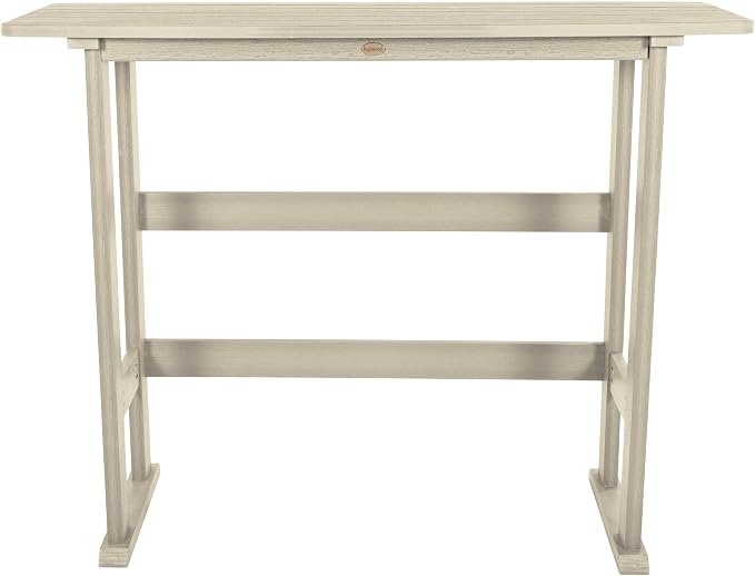 highwood AD-TBL-KS3-WAE Lehigh Bar Height Balcony Table, Whitewash