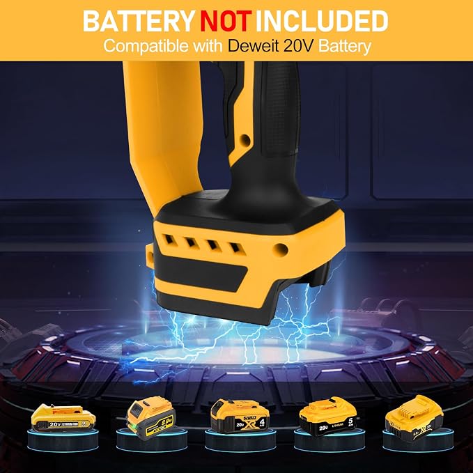 Mini Chainsaw Cordless Compatible for Dewalt 20V Battery (Without Battery) 12 Inch Handheld Brushless Electric Chainsaw with Auto Oiler & Security Lock, for Wood, Trees Cutting (Tool Only)