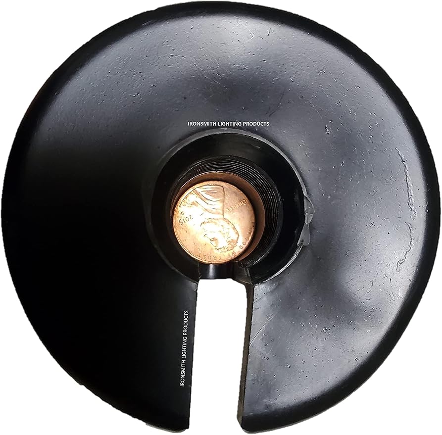 HC Lighting Solutions - Replacement for Kitchler 8-Inch In-Ground Stake 1/2" NPT Thread with Side Wire Way for Easy Installation (Large Head Spike) (Large Head Spike)