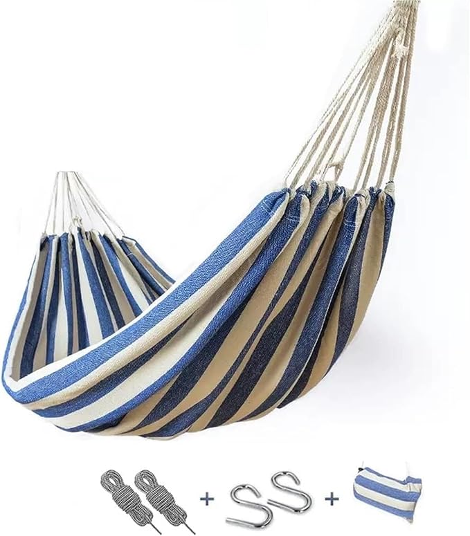 Hangmat 200x100cm Travel Camping Hammock with Tree Straps for Hanging Durable Folding Hammock Portable Hammock Buiten Hammock