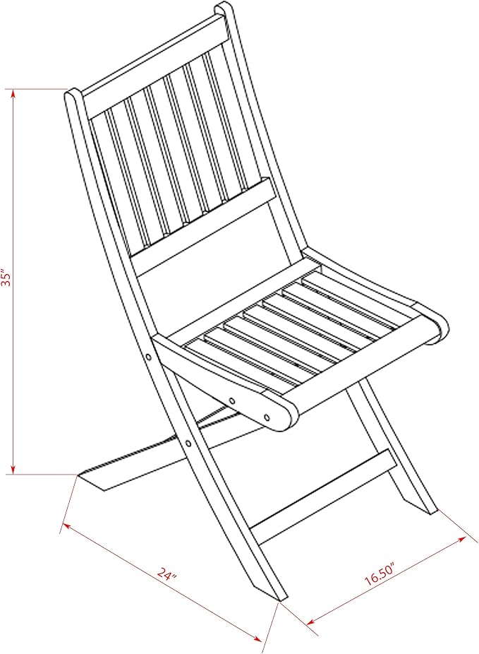 East West Furniture BSDK7CWNA 7 Piece Outdoor Patio Dining Sets Consist of an Oval Acacia Wood Table and 6 Folding Side Chairs, 36x79 Inch, Natural Oil