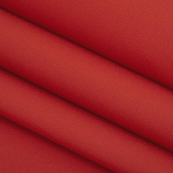 RSH DECOR: Sunbrella Lumbar Throw Pillows Set of 4 | 20" x 12" | Water and Fade-Resistant Performance Fabric | Outdoor Pillow Covers with Down-Alternative Inserts | Canvas Jockey Red