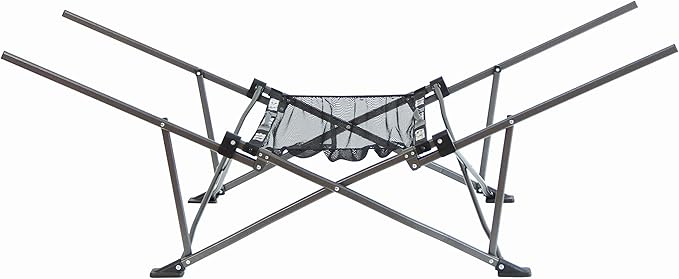 Mac Sports H900S-100 Topnotch Heavy Duty Multi-Use Outdoor Camping Portable Folding Hammock (Red/Black)