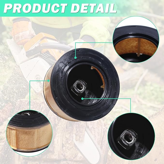 Air Filter Tune Up Kit for Stihl MS261 MS271 MS291 MS311 Chainsaw, Adefol Air Filter + Spark Plug + Fuel Filter + Fuel Line + Bar Nut Replacement Parts Replace 1141 120 1600