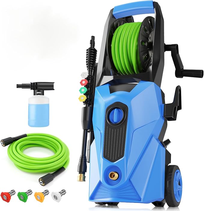 5000 MAXPSI P*ressure Washer, P*ower Cleaner，Blue