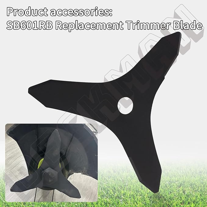 Update SB601RB Replacement Trimmer Blade, Compatible with Snow Joe SB600E, SB601E & SB602E Electric Trimmer/Edger, for Sun Joe 11.5-Inch 4.5-Amp Electric Trimmer/Edger With installation Instructions