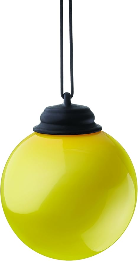 Xodus Innovations WP420 Battery Powered Summer Patio 5" Globe Light with Automatic On and Off, Yellow