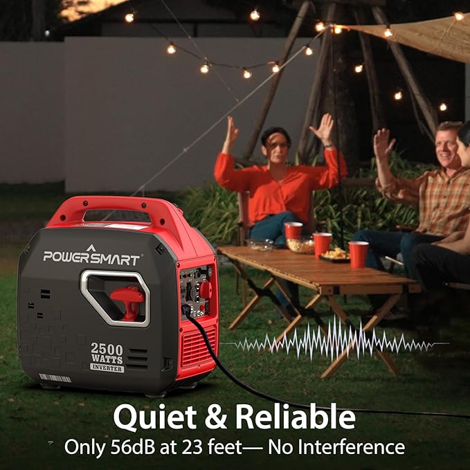 PowerSmart 2500-Watt Portable Inverter Generator with Quiet, Camping, EPA & CARB Compliant,PS5020W