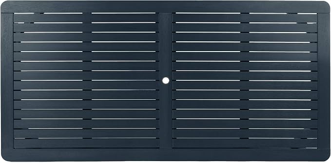 Highwood Hamilton Adirondack 7pc Dining Set, 84" x 42", Dining Height, Federal Blue