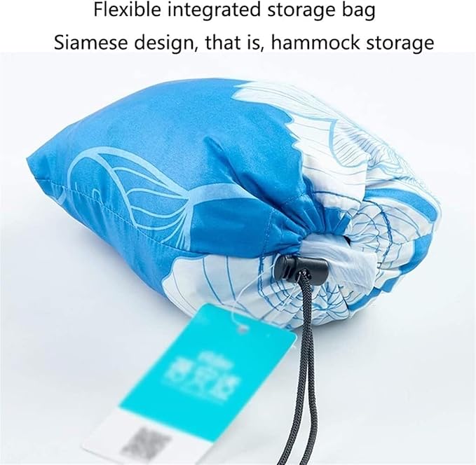 Hammock 260x150cm Polyester Hammock for Hanging 2 Person Fabric with Travel Bag Hamock Outside(C)