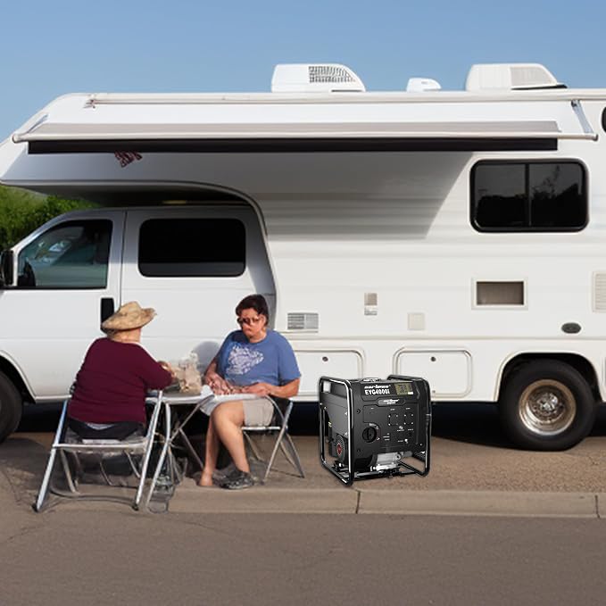 CARTMAN Portable outdoor Generator，4000W ultra-quiet gas engine, EPA Compliant, Eco-Mode Feature, Ultra Lightweight for Backup Home Use & Camping
