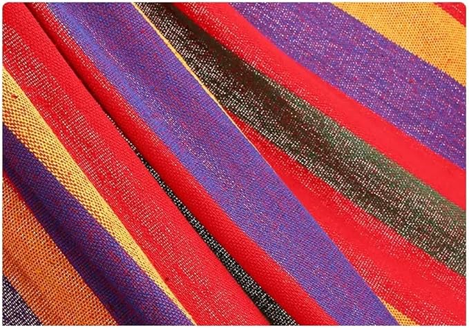 Outdoor Hammock Anti-Rollover Travel Camping Portable Hammock Hanging Chair Outdoor Portable Camping Travel Equipment (Color : Red, Size : 200 * 100cm)
