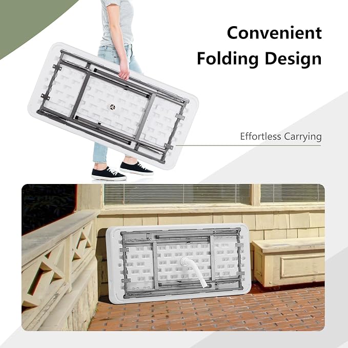 4FT Ice Cooler Table, Outdoor Deep Ice Table w/Matching Skirt, Powder Coated Metal Legs, Patio Ice Tables for Parties with Drain, Party Ice Bin Table for Wedding, Tailgating, Camping & Picnic