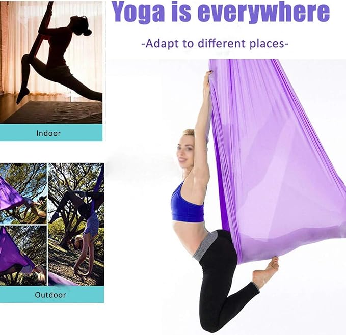 Indoor Sensory Swing Chair Adjustable Yoga Hammock Child Cuddle Swing for Kids Or Adults Autism ADHD AspergersTherapy (Color : Red, Size : 100 x 280 cm)