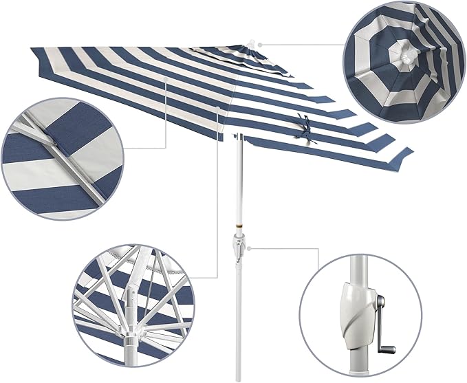 California Umbrella 9' Rd Aluminum Patio Umbrella