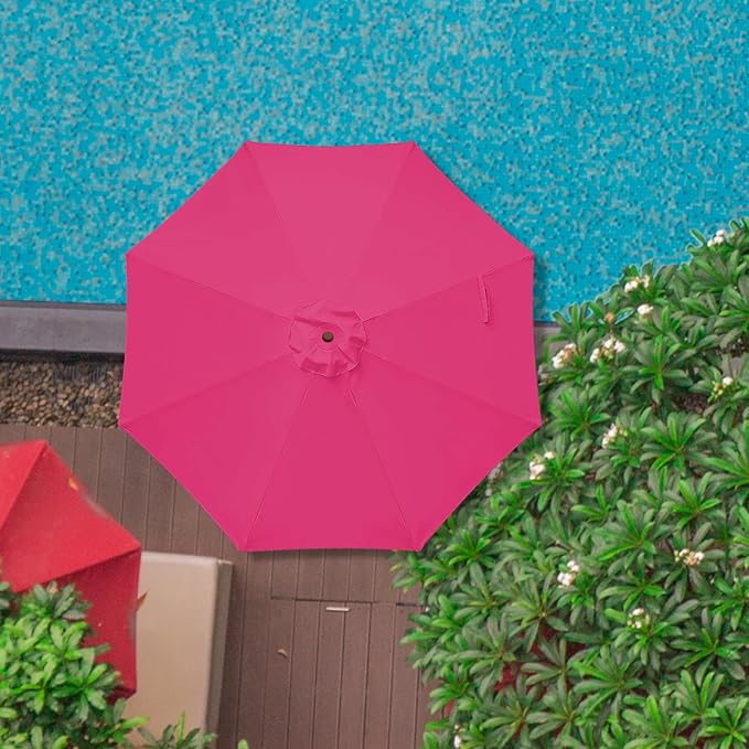 Patio Umbrella 9 ft Replacement Canopy for 8 Ribs-Canopy Only