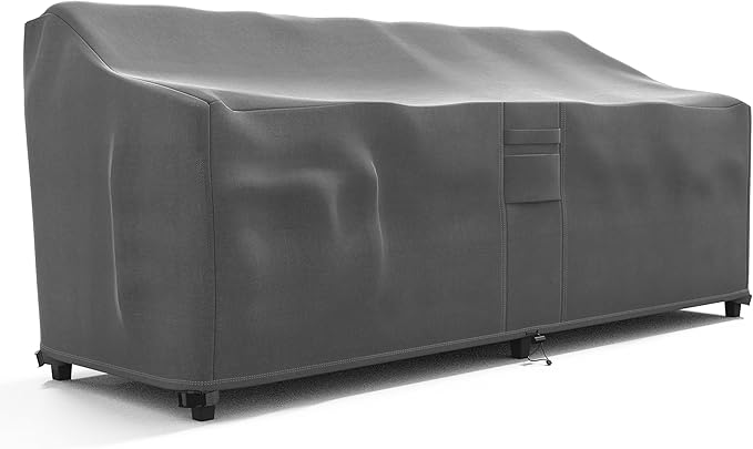 KHOMO GEAR GER-1031 Outdoor Lounge Sofa Patio Cover, 104'' x 32.5''x 33"), Titan Series (Grey)