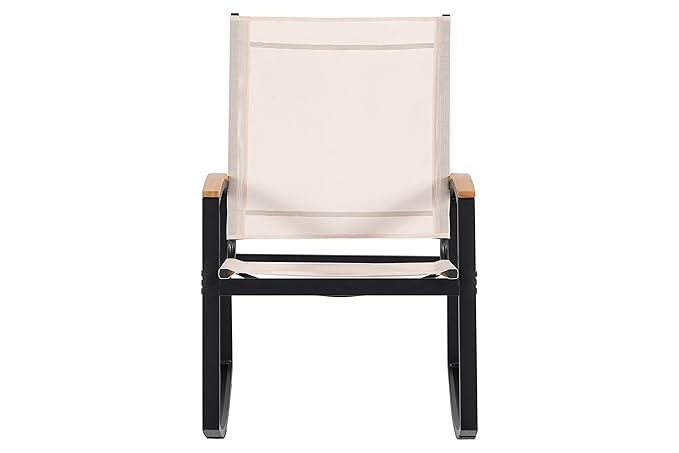 3pcs/Set Table and Chair Set Small Patio Balcony Chair with Glass Side Table Set Outdoor Conversation Apartment Chairs for Backyard, Balcony and Apartment Black As Shown One Size