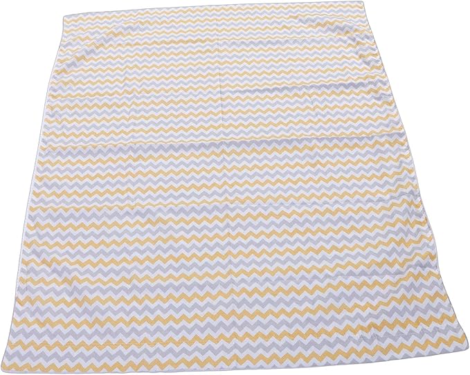 Baby Hammock Swing, Cotton Hanging Basket Hammock Chair for Kids, Indoor Outdoor Use with Wave Pattern in Yellow, for Bedroom Relaxation